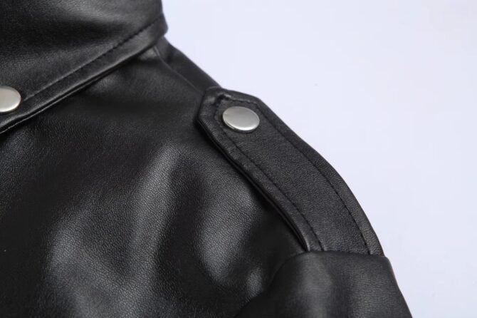 2025 Men Fashion Leather Jacket Slim Fit Stand Collar PU Jacket Male Anti-Wind Motorcycle Lapel Diagonal Zipper Jackets Men
