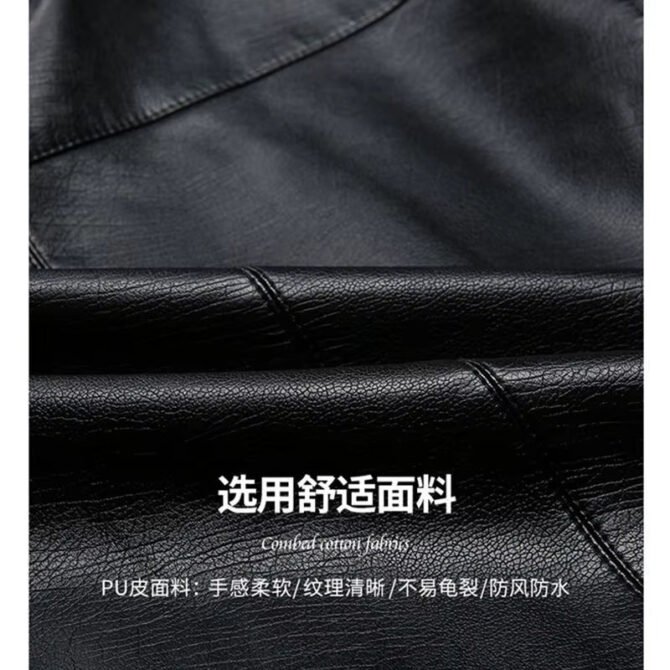Men Leather Suit Jacket Men Slim Fit Blazer Coat Men Fashion Leather Jacket Streetwear Casual Blazer Jackets Male Outerwear Mens
