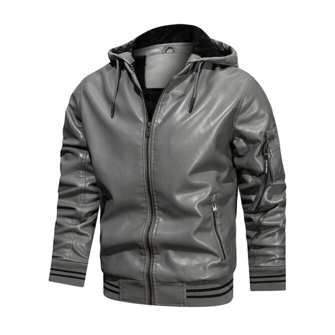 Stylish and Functional Leather Accessories in White, Gray, Black, and Blue